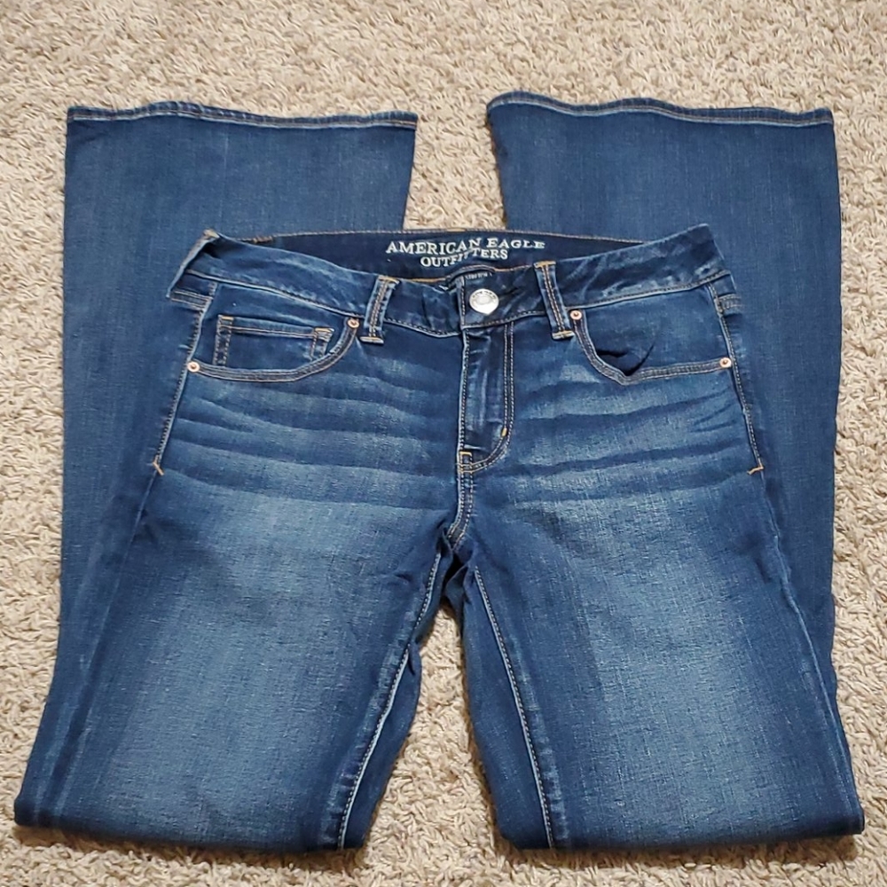 AE boho artist flare jeans